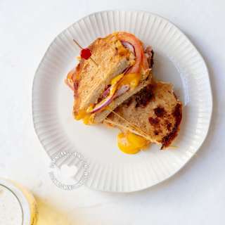 Sandwich de Jamón y Queso [Video + Recipe] Ham and Cheese Sandwich