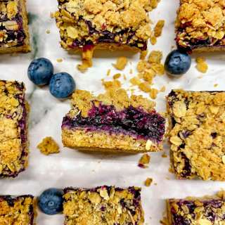 Blueberry Crumble Bars