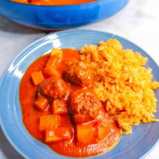 Albóndigas in Chipotle Sauce