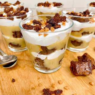 Mocha Brownie Trifles