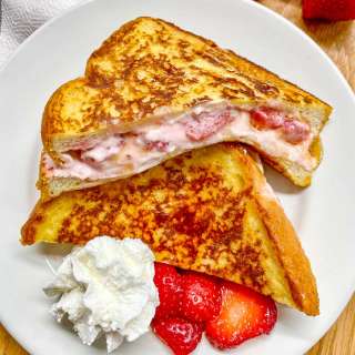 Strawberry Cheesecake Stuffed French Toast