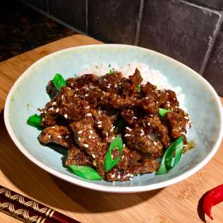 Crispy Honey Garlic Beef