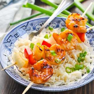 Honey Sesame Grilled Shrimp