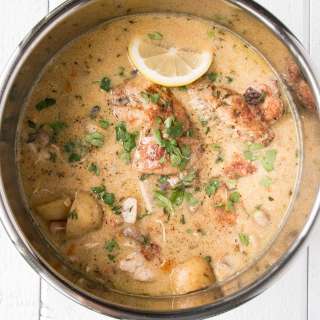 Instant Pot Chicken Fricassee