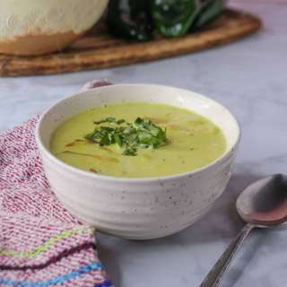 Poblano Cream Soup (Dairy-Free Option)