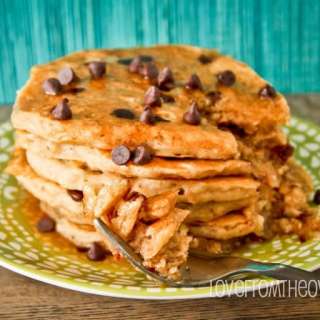 Chocolate Chip Oatmeal Cookie Pancakes