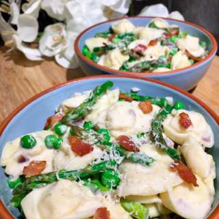 Asparagus Bacon Tortellini