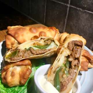 Philly Cheesesteak Egg Rolls