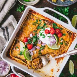Easy Beef Enchilada Casserole