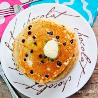 Chocolate Chip Oatmeal Pancakes