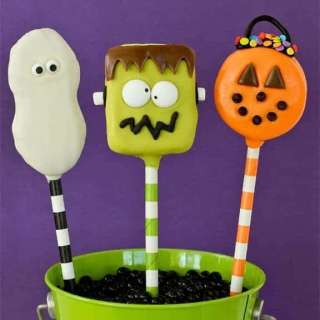 Easy Halloween Cookie Pops