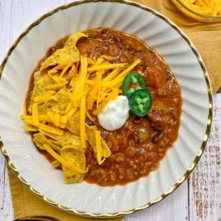 The BEST Chili (Mom's Secret Recipe)!