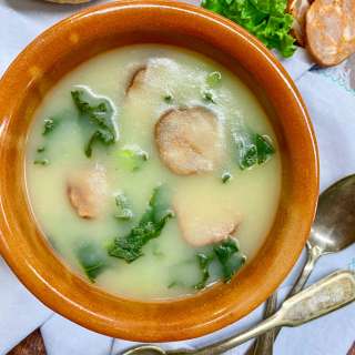 Caldo Verde (Portuguese Kale Soup, Portuguese Green Soup)