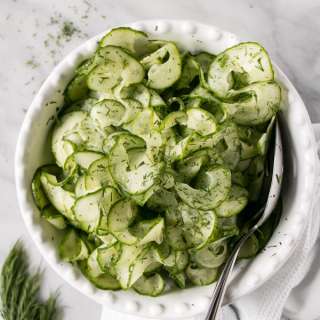 4-Ingredient Cucumber Salad