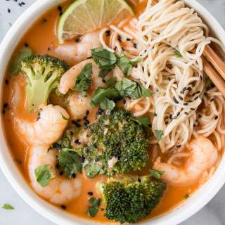 Prawn and Broccoli Red Curry Recipe