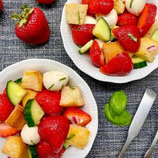 California Strawberry Panzanella Salad