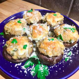 Copycat Olive Garden Stuffed Mushrooms