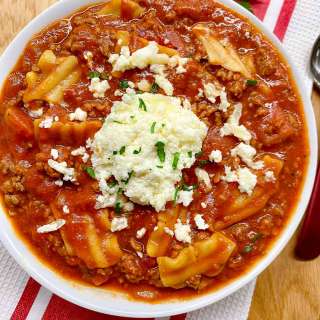 Lasagna Soup