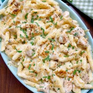 Chicken Alfredo Bake