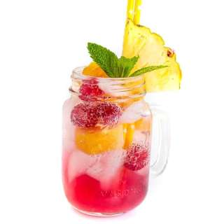 Sparkling Pineapple Cranberry Cooler