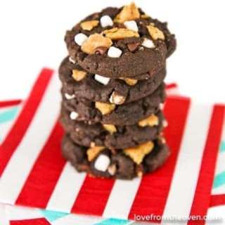 Chocolate Smores Cookies