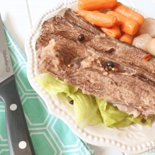 Almost Corned Beef Brisket with Cabbage & Veggies