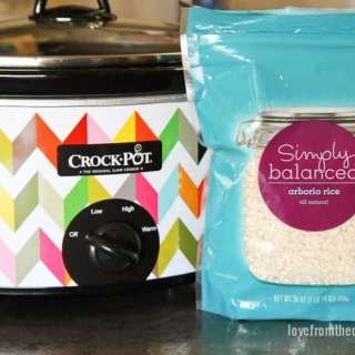 Cheesy Slow Cooker Risotto And Simply Balanced