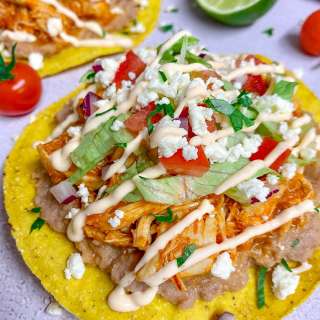 Chicken Tinga Tostadas