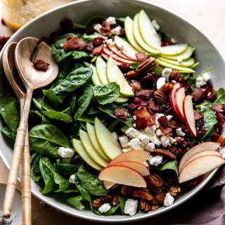 Autumn Apple Salad with a Maple Vinaigrette
