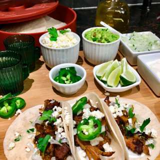 Slow Cooker Pork Carnitas Tacos