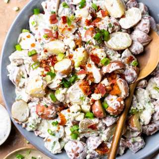 Red White & Blue Potato Salad