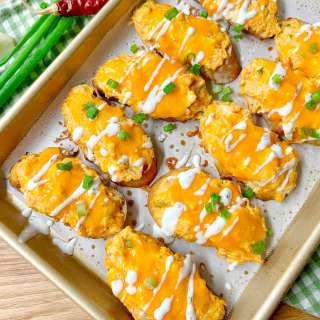Buffalo Chicken Crostini