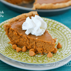 Butterscotch Pumpkin Pie