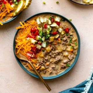 Easy Cheeseburger Soup