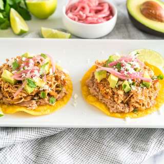 Chicken Tostadas