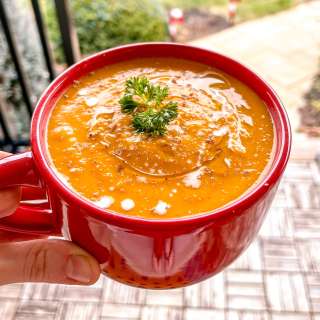 Effortless Sweet Potato Carrot Soup