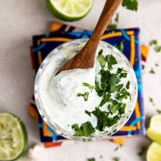 Cilantro Lime Crema