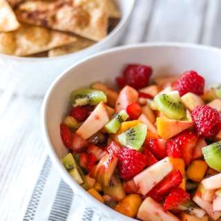 Fruit Salsa with Cinnamon Chips