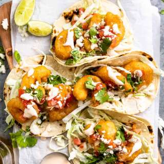Baja Fried Shrimp Tacos