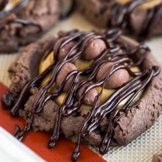 Chocolate Covered Peanut Butter Cookies