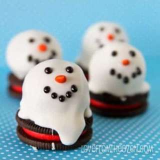 Melting Snowmen Cookie Balls