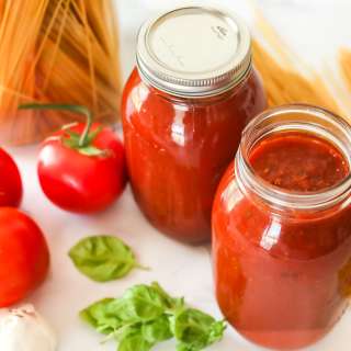Homemade Canned Spaghetti Sauce