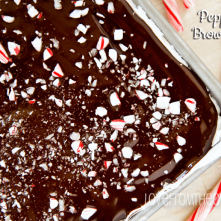 Peppermint Brownie Bars