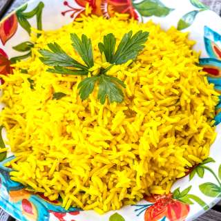 Mediterranean Yellow Rice