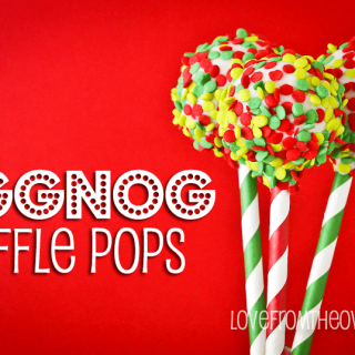 Eggnog Truffles