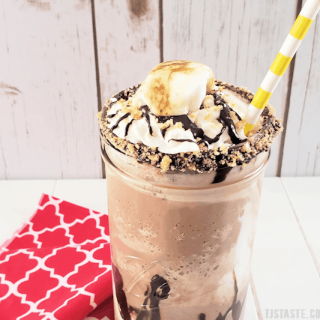 Low Carb S'mores Mocha Shake