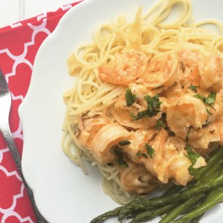 Cheesy Shrimp Scampi