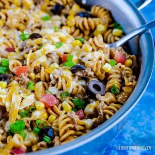 Cheesy Taco Pasta