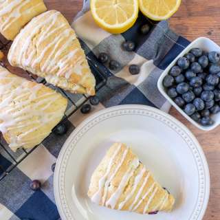 Lemon Blueberry Scones
