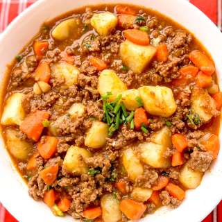 Easy Ground Beef Stew Recipe